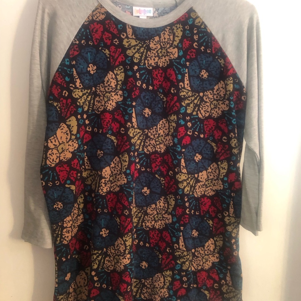 LuLaRoe Multicolor Patterned Top